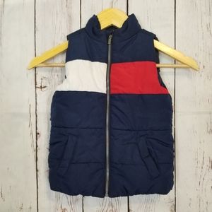 Tommy Hilfiger apuffer Vest 3T Navy Blue, Red, White